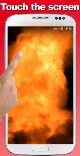Fire screen simulator - Image screenshot of android app