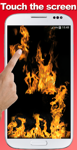 Fire screen simulator - Image screenshot of android app
