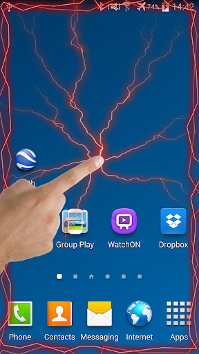 Electric Prank Live Wallpaper - Image screenshot of android app