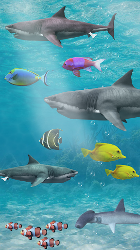Shark aquarium live wallpaper - Image screenshot of android app