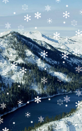 Winter and snowfall - Image screenshot of android app