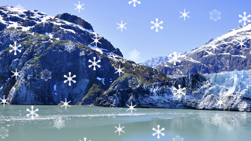 Winter and snowfall - Image screenshot of android app