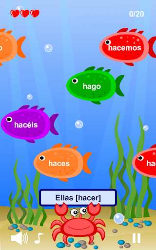 Spanish Verbs Learning Game - عکس برنامه موبایلی اندروید