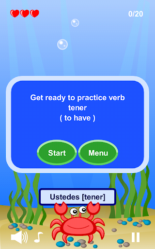 Spanish Verbs Learning Game - عکس برنامه موبایلی اندروید