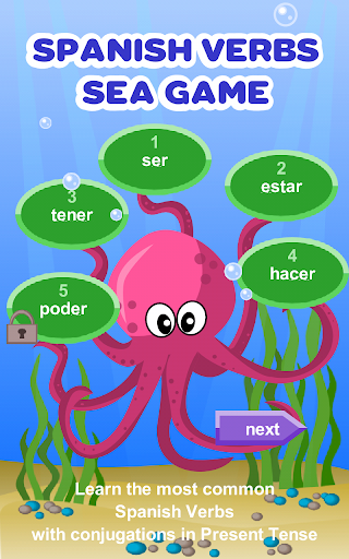 Spanish Verbs Learning Game - عکس برنامه موبایلی اندروید