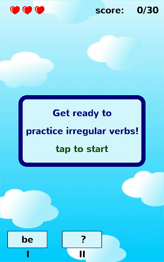 English Irregular Verbs Game - عکس برنامه موبایلی اندروید