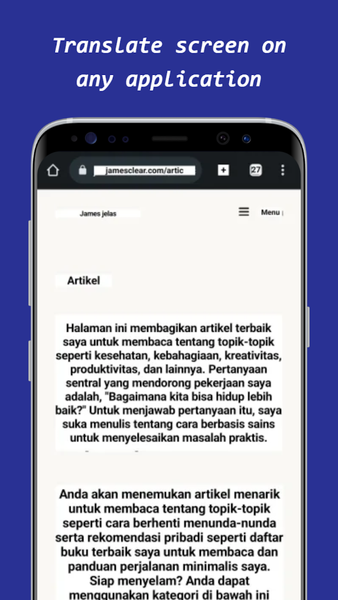 Cosmo Screen Manga Translator - Image screenshot of android app