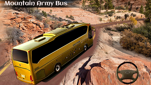 New Offroad Army Bus Driving Simulator 2020 - Gameplay image of android game