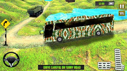 New Offroad Army Bus Driving Simulator ۲۰۲۰ - عکس بازی موبایلی اندروید
