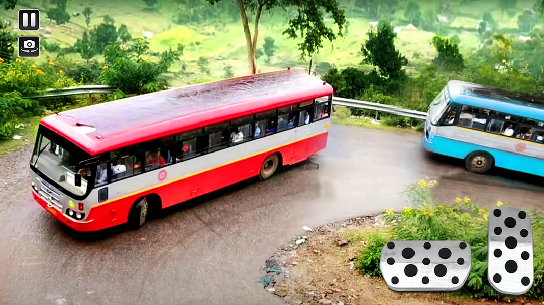 Indian Bus Driving Simulator 2 - Gameplay image of android game