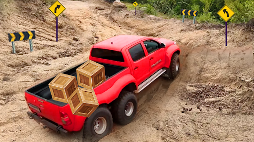 Pickup Cargo Truck Games - Gameplay image of android game