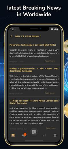 Counos Bitcoin Wallet - عکس برنامه موبایلی اندروید