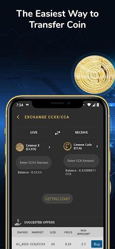 Counos Bitcoin Wallet - Image screenshot of android app