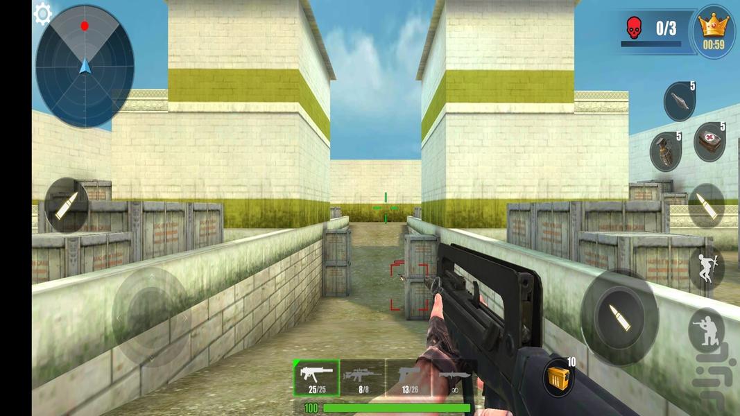 بازی تفنگ - Gameplay image of android game