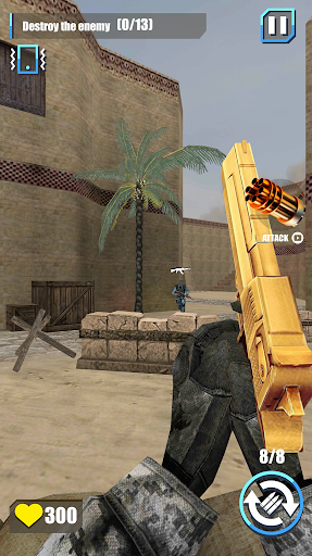 Shooting Terrorist Strike: Free FPS Shooting Games - Gameplay image of android game