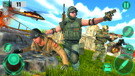 Counter Terrorist Assault Shooting Game - Gameplay image of android game