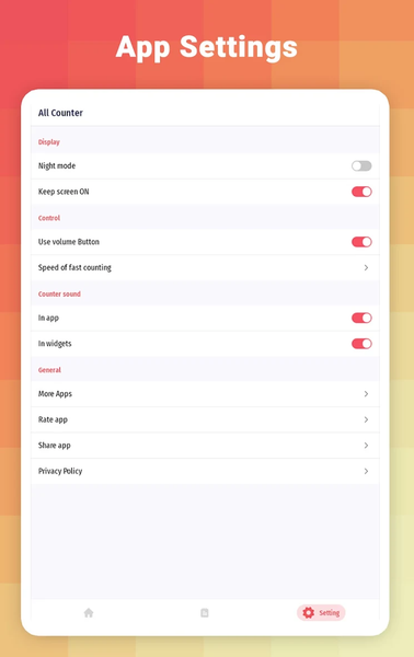 Tasbeeh Counter: Tally Counter - عکس برنامه موبایلی اندروید