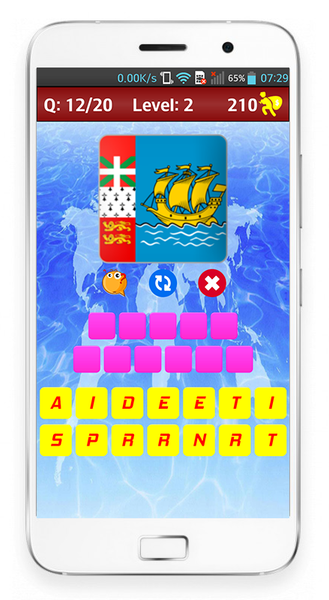 Learn Country - Flag Quiz - عکس برنامه موبایلی اندروید