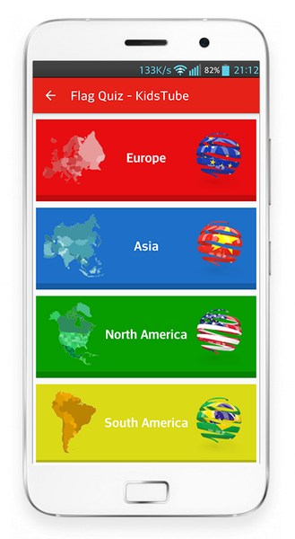 Learn Country - Flag Quiz - عکس برنامه موبایلی اندروید