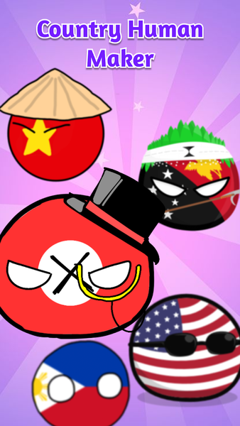 Country Ball Emoji Maker - عکس برنامه موبایلی اندروید