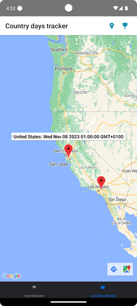 Country Tracker - عکس برنامه موبایلی اندروید