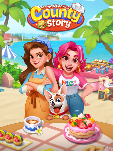 County Story: Merge & Cooking - عکس بازی موبایلی اندروید