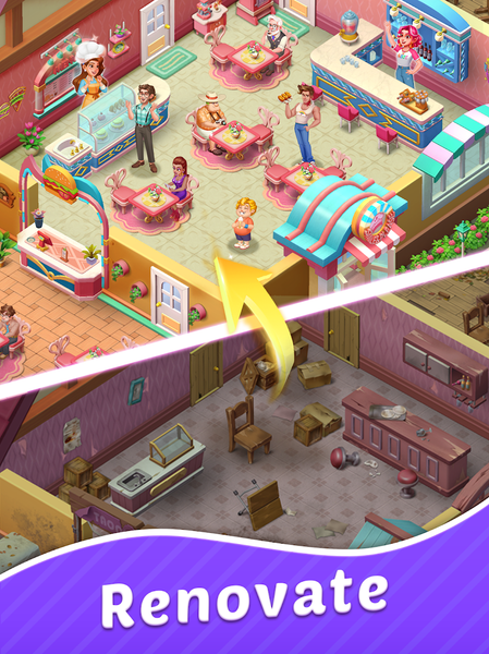 County Story: Merge & Cooking - عکس بازی موبایلی اندروید