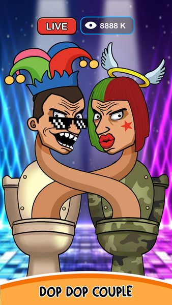 Couple Mix Monster: Makeover - Gameplay image of android game