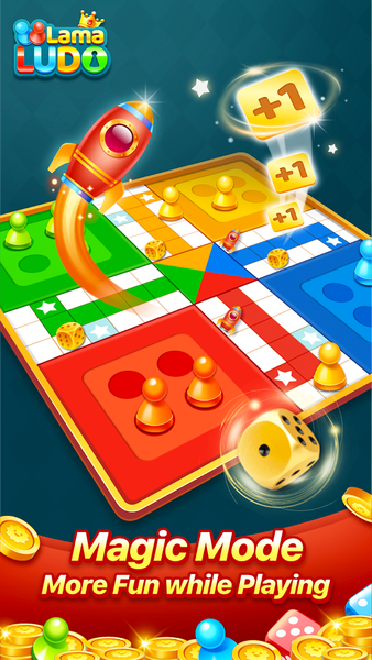 Lama Ludo-Ludo&Chatroom - Gameplay image of android game