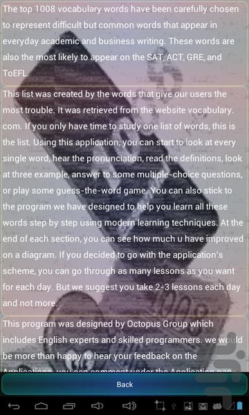 ۱۰۰۸ واژه ضروری-نسخه کامل - عکس برنامه موبایلی اندروید
