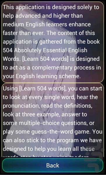 ۵۰۴ واژه ضروری- نسخه کامل - عکس برنامه موبایلی اندروید