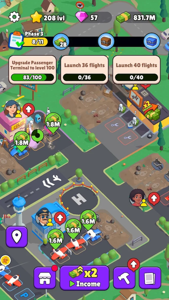 Airport Empire - Idle Tycoon - عکس بازی موبایلی اندروید