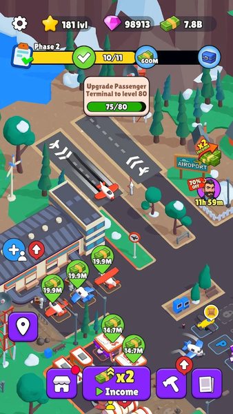 Airport Empire - Idle Tycoon - عکس بازی موبایلی اندروید