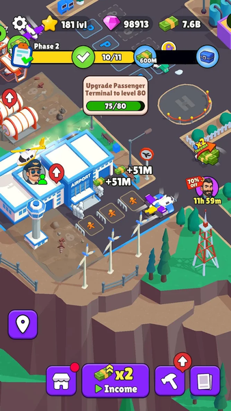 Airport Empire - Idle Tycoon - عکس بازی موبایلی اندروید