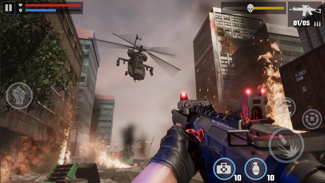 Zombie Fire 3D: Offline Game - عکس بازی موبایلی اندروید