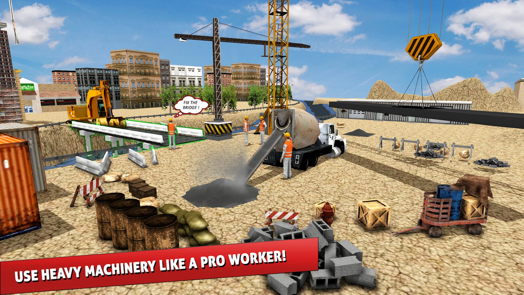 Bridge Road Builder: City Brid - عکس بازی موبایلی اندروید