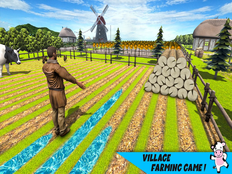 Bull Cart Transport:Animal - عکس بازی موبایلی اندروید