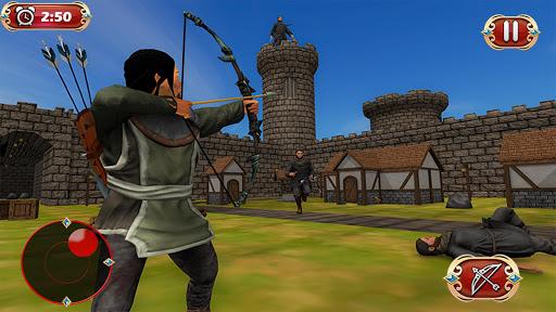 Bow Arrow Castle Defense War - Gameplay image of android game