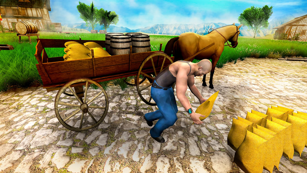 Horse Cart Transport Driving - Image screenshot of android app