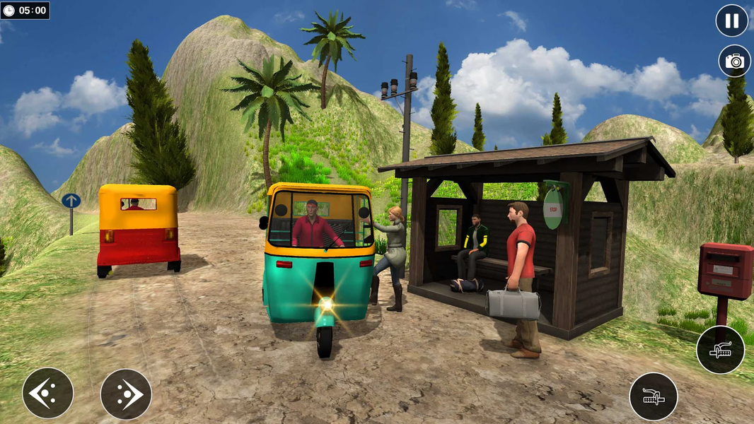 City Tuk Tuk & Motorbike Taxi - Gameplay image of android game