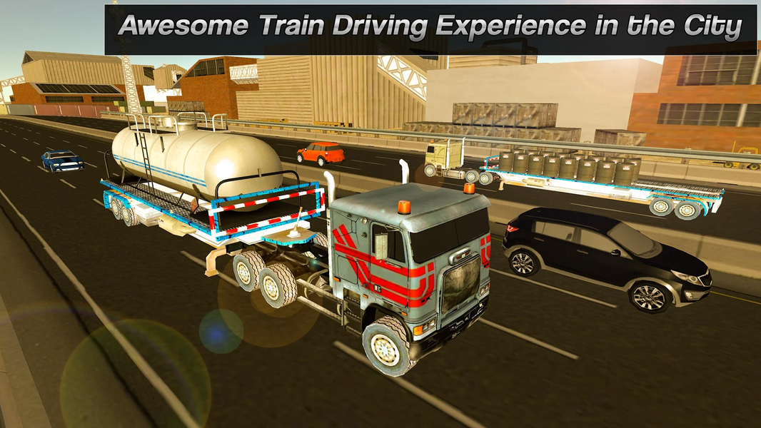 Oil Cargo Train ۳D: Truck Tran - عکس بازی موبایلی اندروید