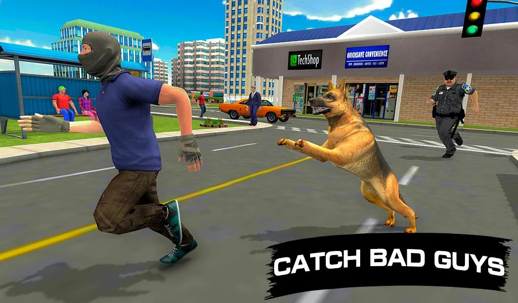 Police Dog Transport Truck ۳D - عکس بازی موبایلی اندروید