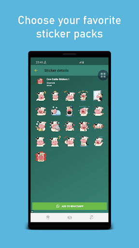 Cow WAStickerApps - عکس برنامه موبایلی اندروید