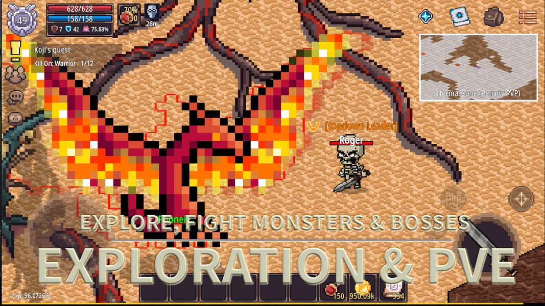 Rising Clans MMORPG - Gameplay image of android game