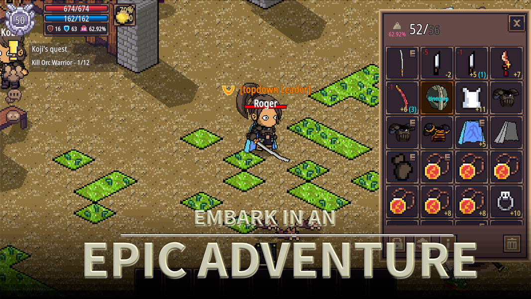 Rising Clans MMORPG - Gameplay image of android game
