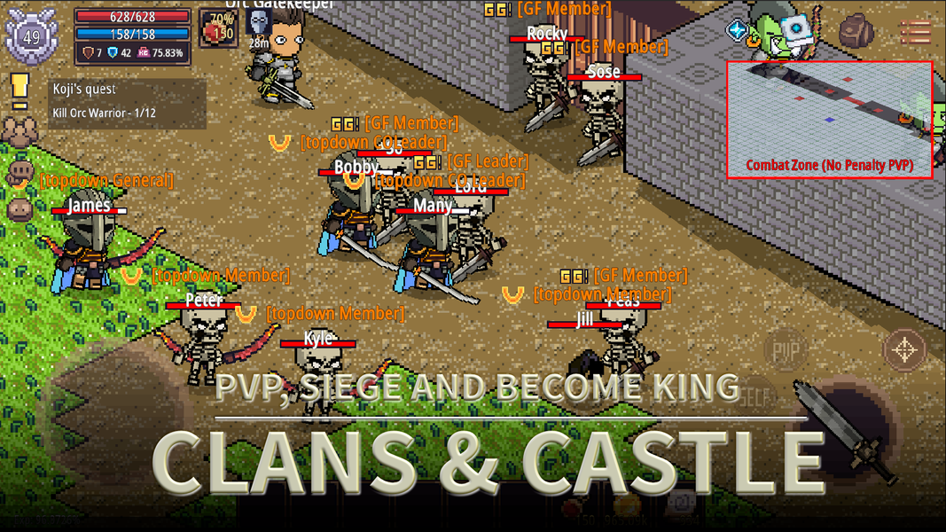 Rising Clans MMORPG: Soul like - عکس بازی موبایلی اندروید