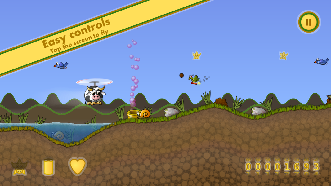 CowCopterLite - Gameplay image of android game