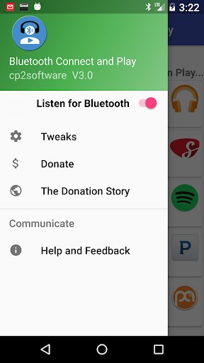 Bluetooth connect & Play - عکس برنامه موبایلی اندروید