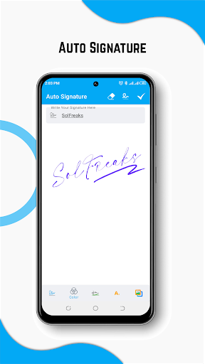 Electronic Signature Maker - عکس برنامه موبایلی اندروید