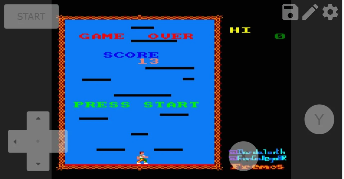 Platform Climber (Amstrad CPC - عکس بازی موبایلی اندروید